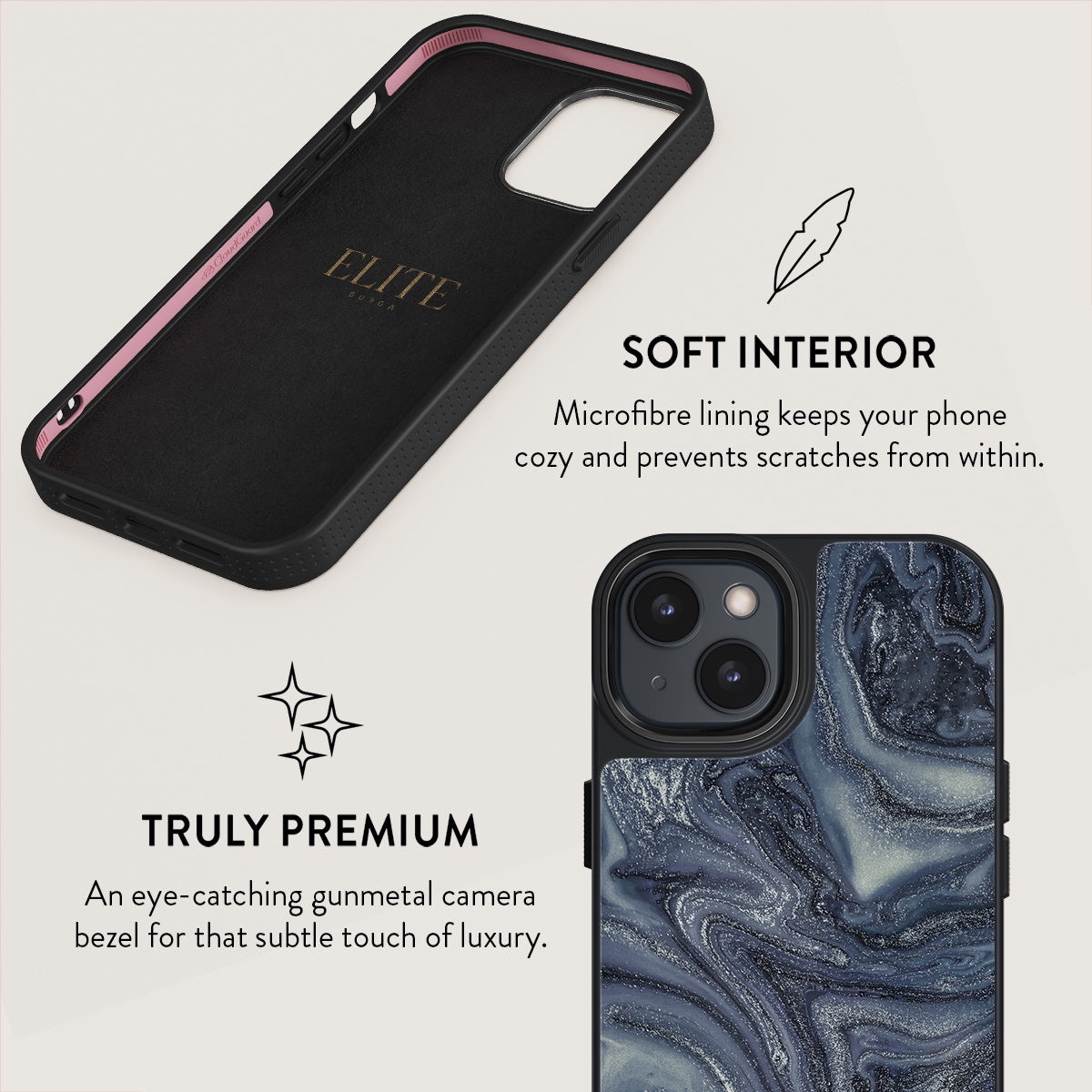 Navy Trench - Blue iPhone 15 Case