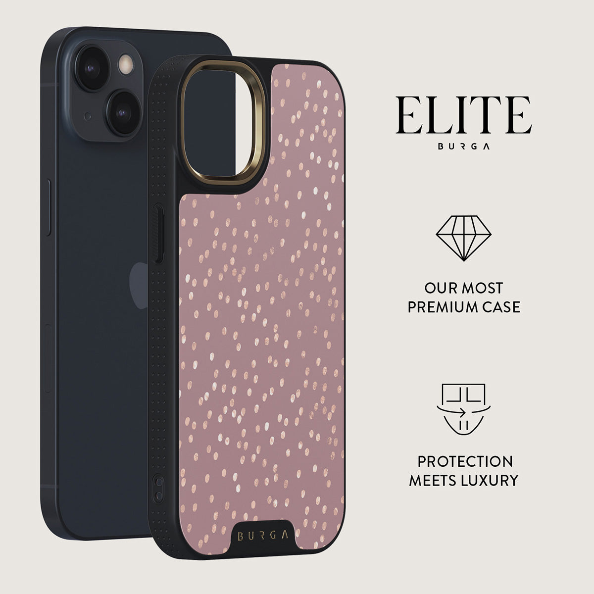 Hot Cocoa - Spotted iPhone 15 Case