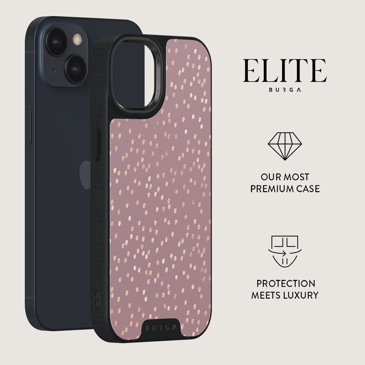 Hot Cocoa - Spotted iPhone 15 Case