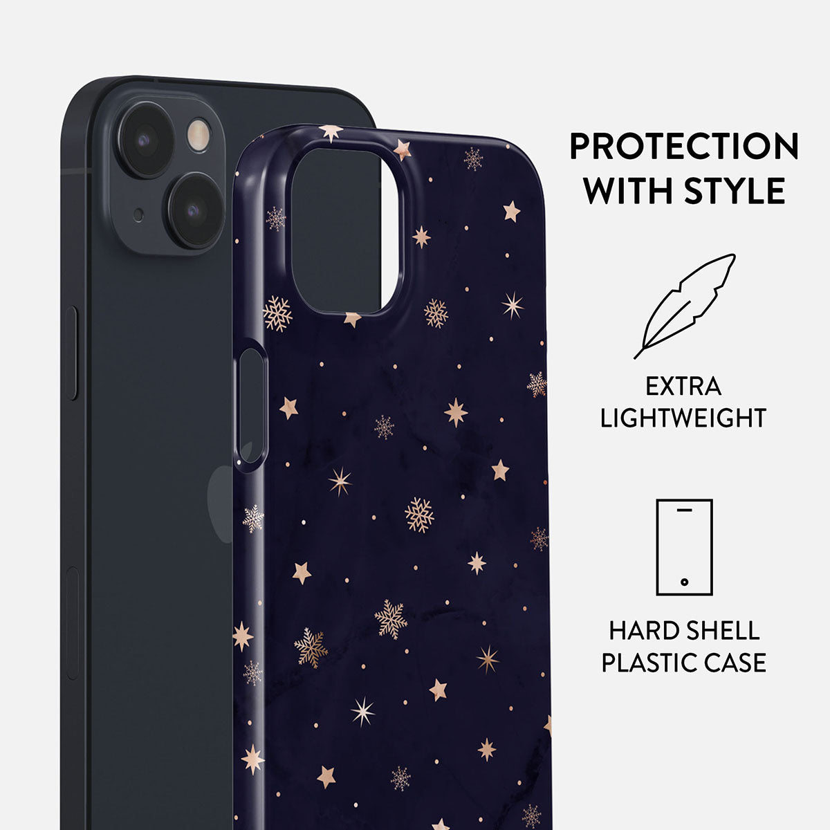 Midnight Kiss - Star iPhone 15 Case
