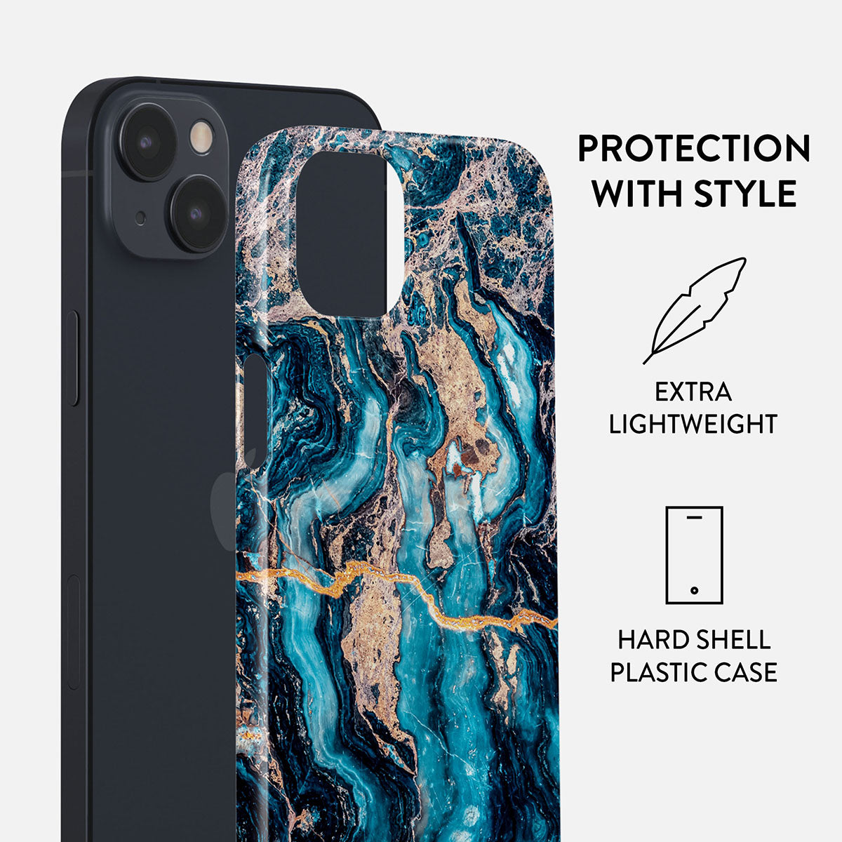 Mystic River - Blue Marble iPhone 15 Case