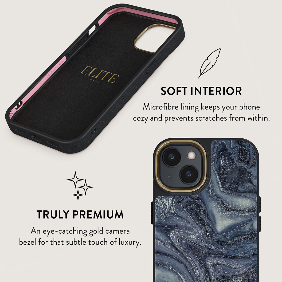 Navy Trench - Blue iPhone 15 Case