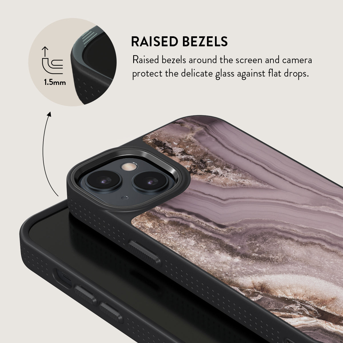 Golden Taupe - Fashion iPhone 15 Case