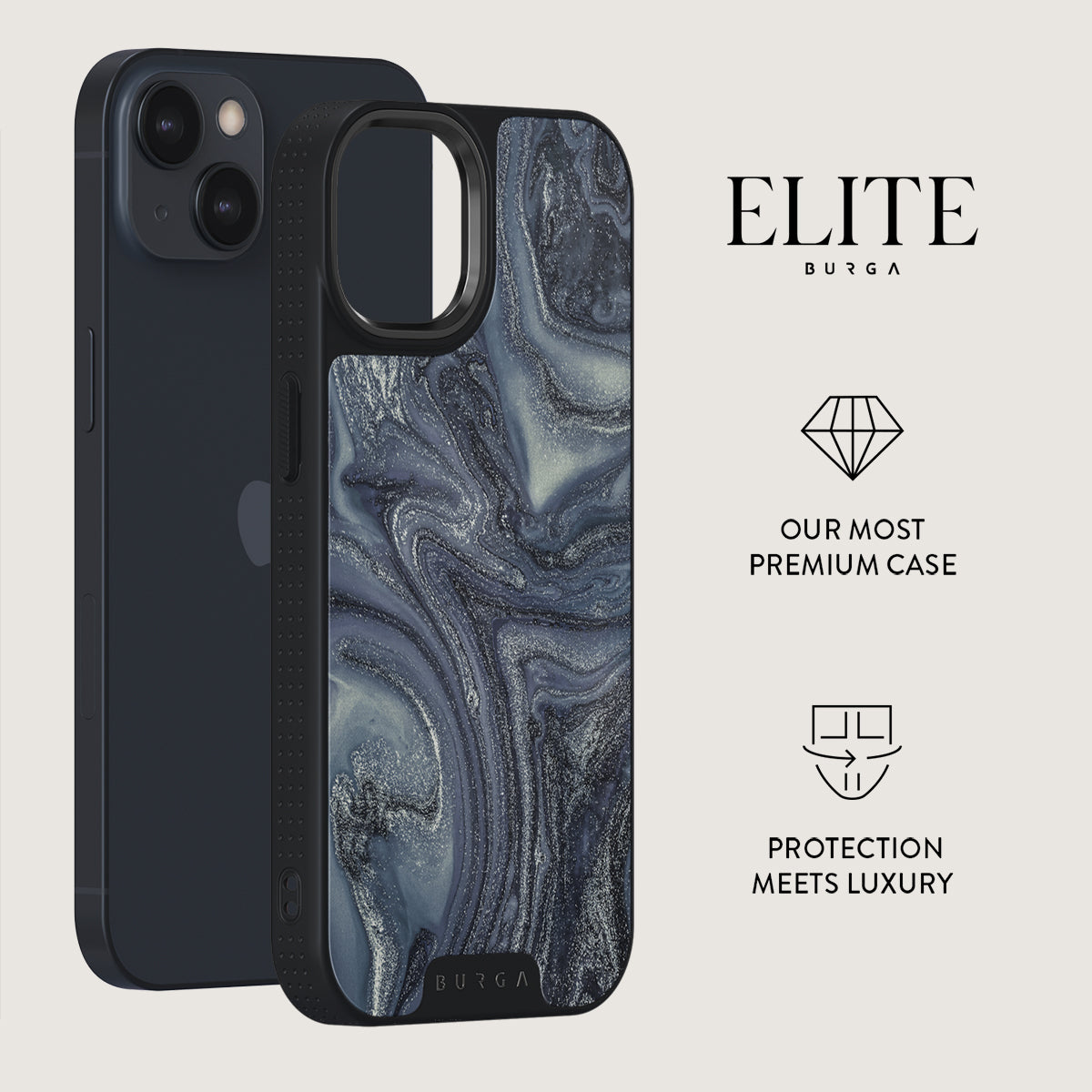 Navy Trench - Blue iPhone 15 Case