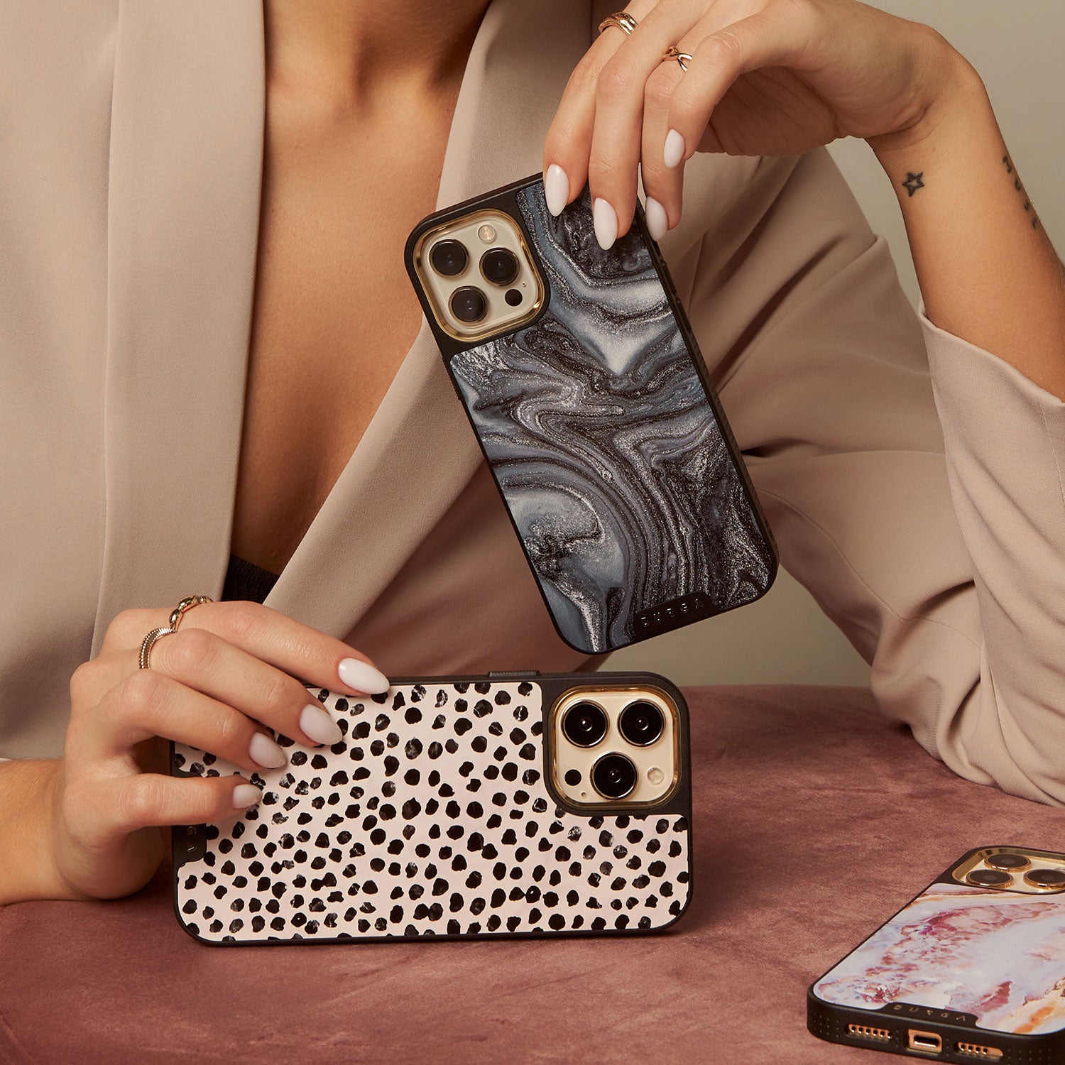 Navy Trench - Blue iPhone 15 Case