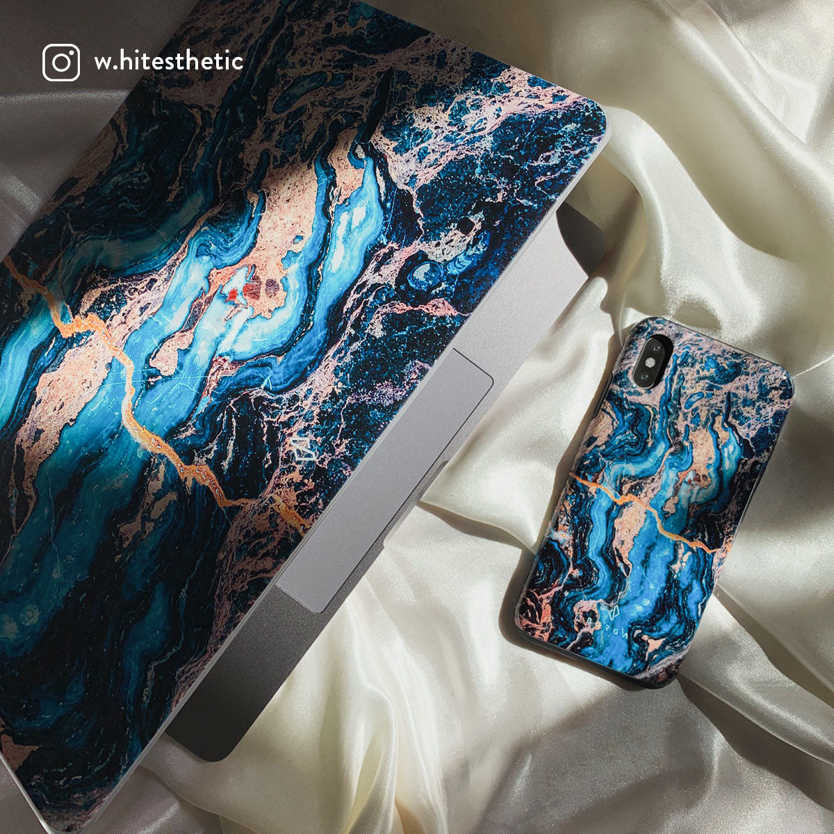 Mystic River - Blue Marble iPhone 15 Case