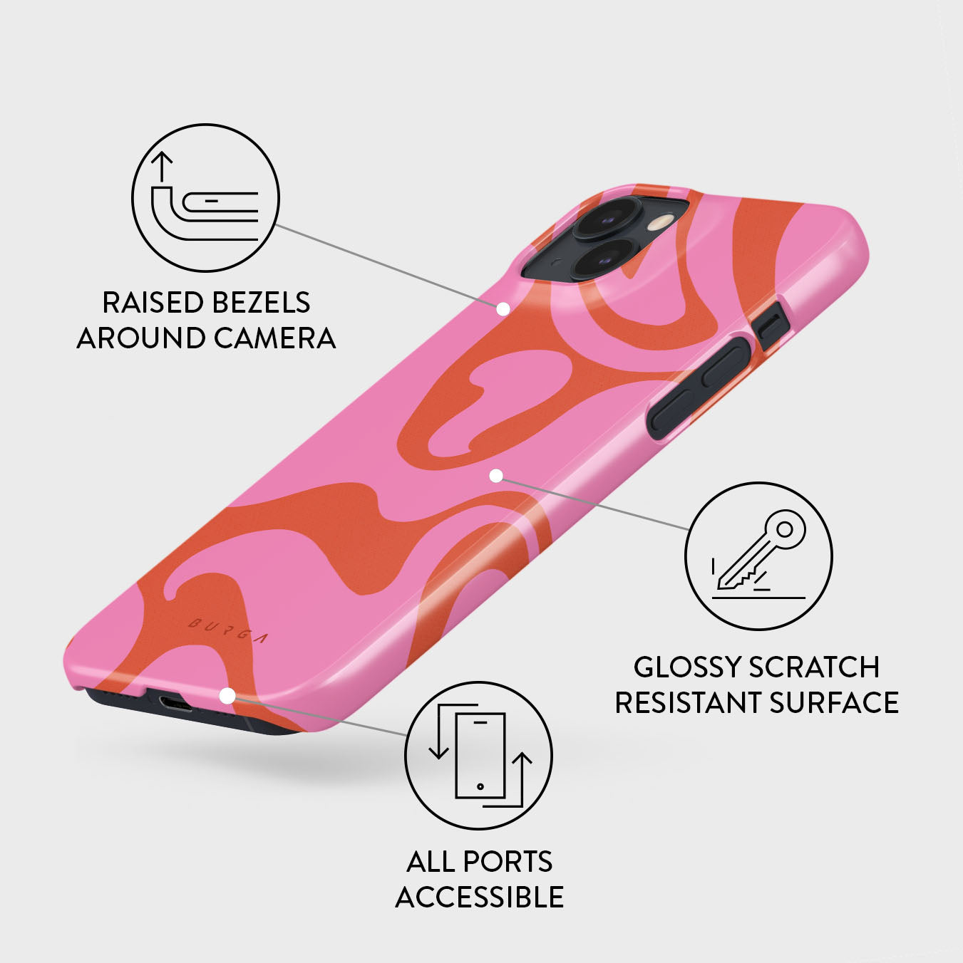 Ride the Wave - iPhone 15 Case