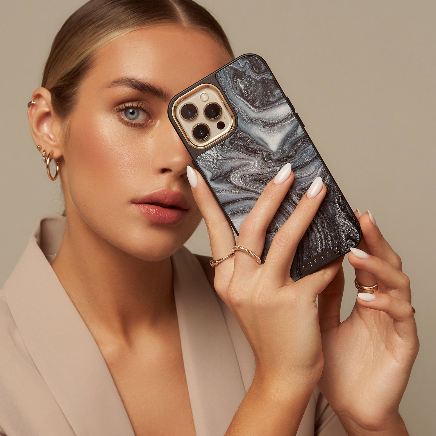 Navy Trench - Blue iPhone 15 Case