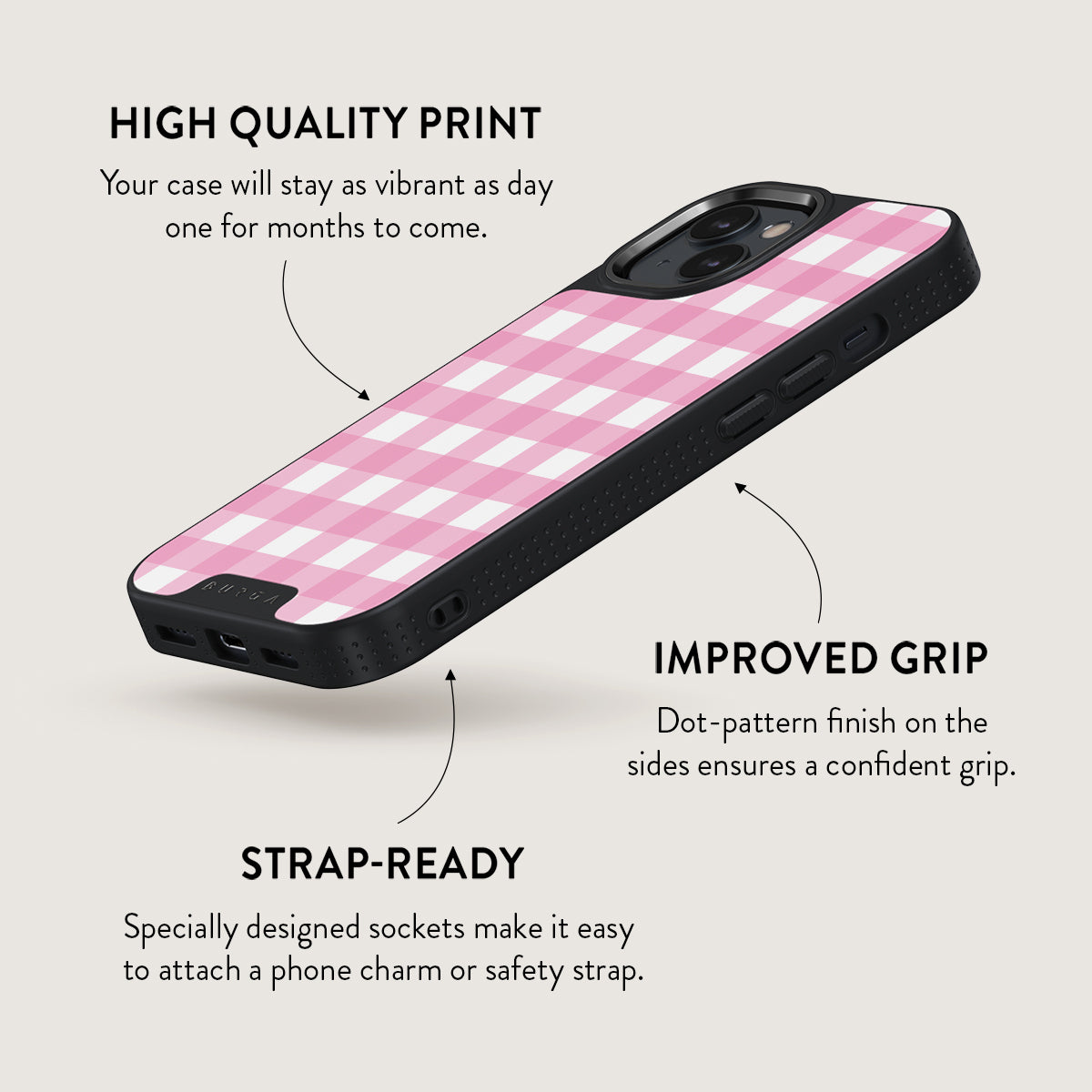 Think Pink - iPhone 15 Case