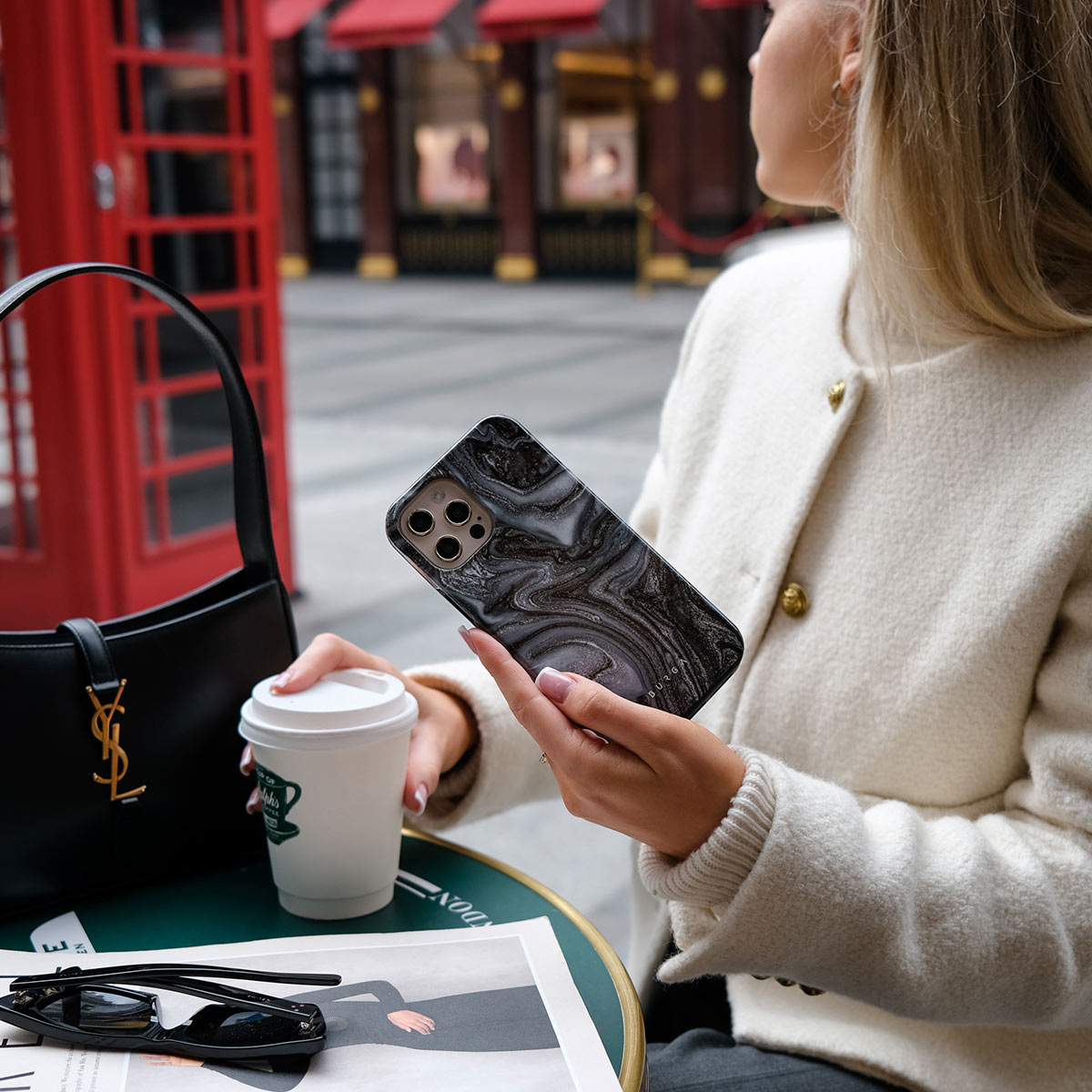 Navy Trench - Blue iPhone 15 Case