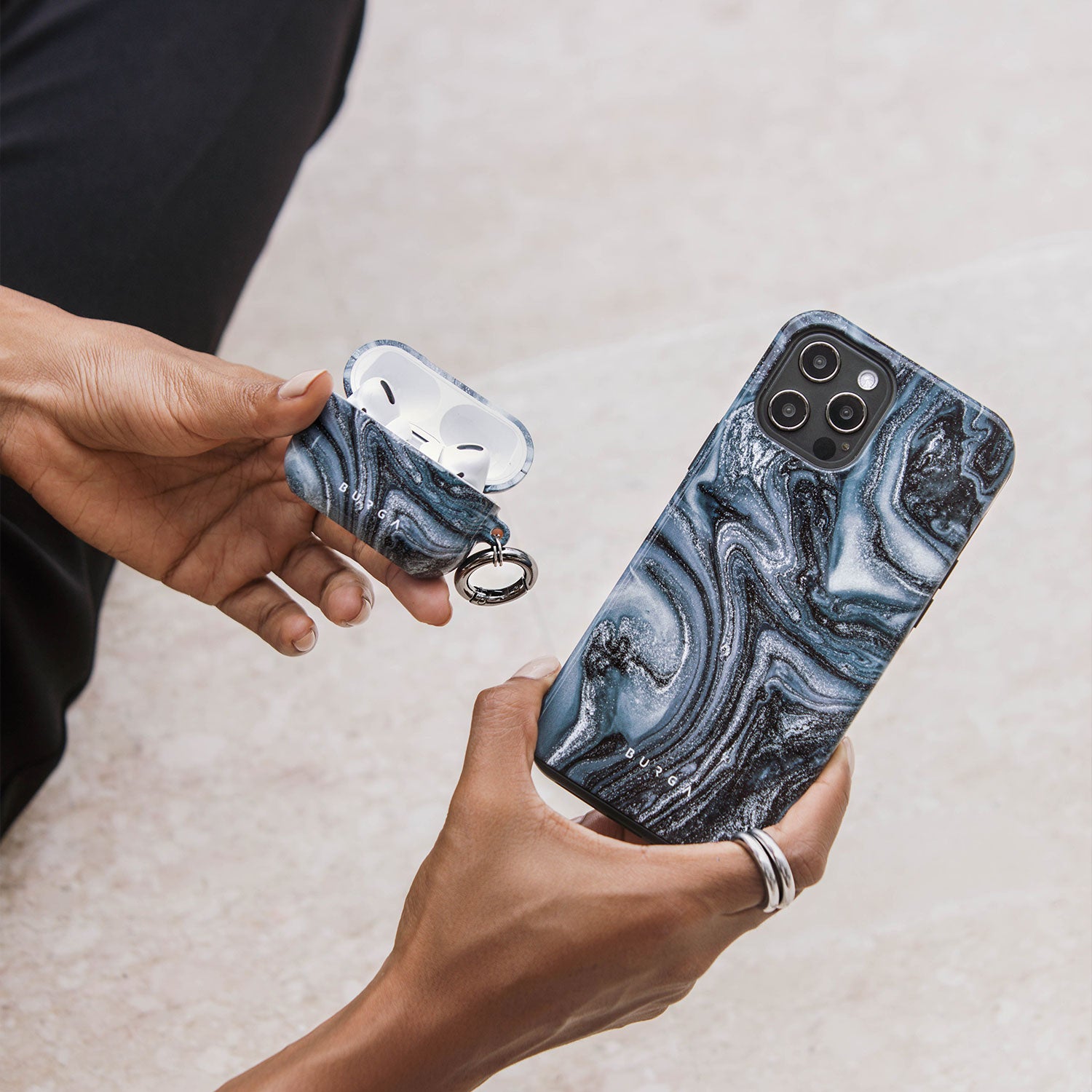 Navy Trench - Blue iPhone 15 Case