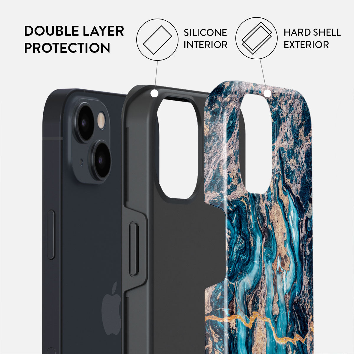 Mystic River - Blue Marble iPhone 15 Case