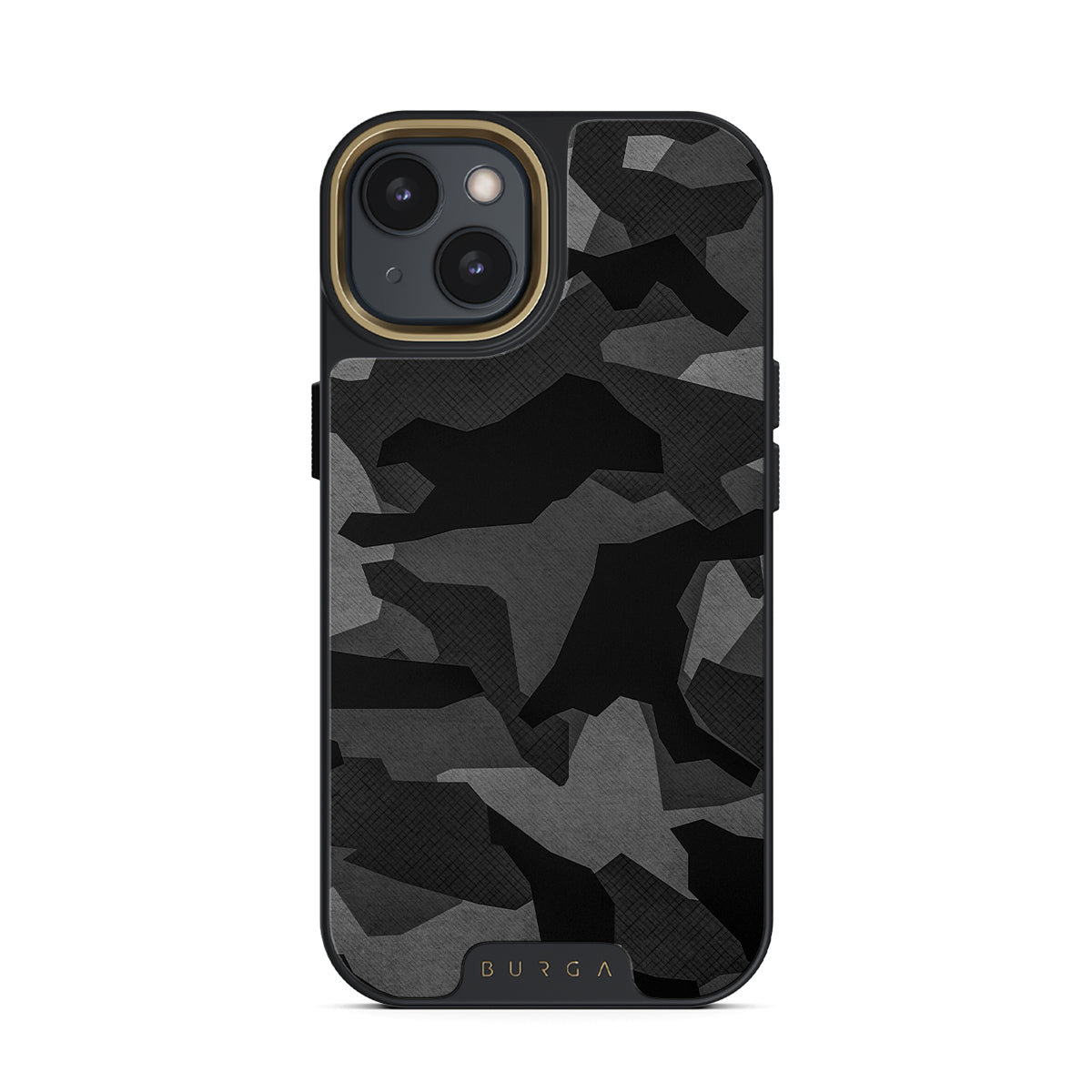 Night Black Camouflage - iPhone 15 Case