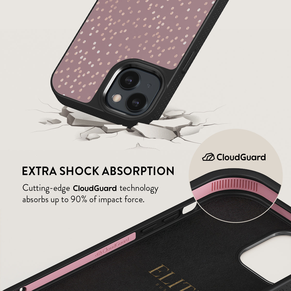 Hot Cocoa - Spotted iPhone 15 Case